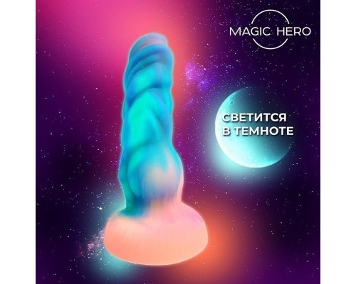 Заказать Светящийся в темноте фантаийный стимулятор - 20 см.