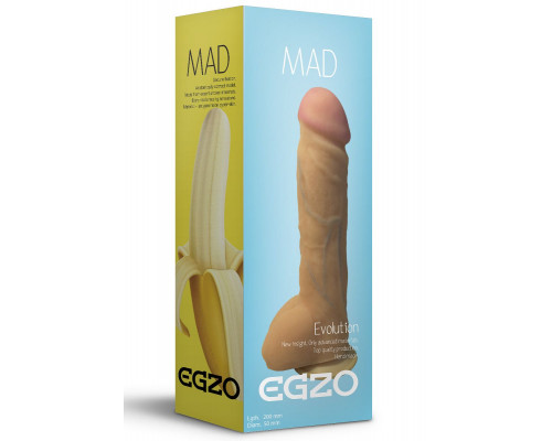 Заказать Большой реалистичный фаллоимитатор Mad Banana с мошонкой - 23,5 см. Заказать Большой реалистичный фаллоимитатор Mad Banana с мошонкой - 23,5 см.