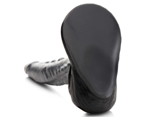 Заказать Серый фантазийный фаллоимитатор The Gargoyle Rock Hard Silicone Dildo - 23,6 см.