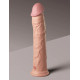 Заказать Телесный фаллоимитатор-реалистик King Cock Ellite Dual Density - 28 см.