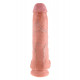 Заказать Реалистичный фаллоимитатор на присоске 11 Cock with Balls - 28 см.