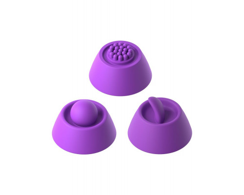 Фиолетовый вибратор с тройной стимуляцией Intimotion Pulse Pro - 24 см.