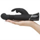 Заказать Черный хай-тек вибратор Greedy Girl Thrusting Rabbit Vibrator - 22,8 см.