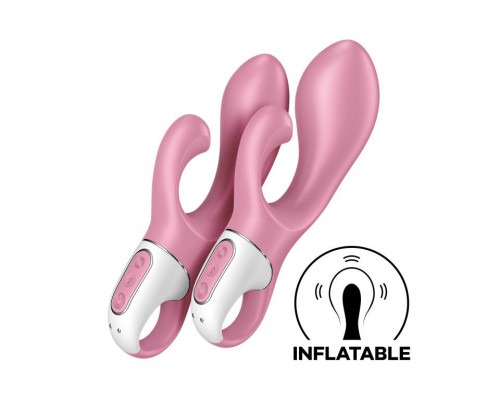 Заказать Розовый вибратор-кролик с расширением Air Pump Bunny 2 - 20,4 см.