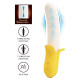 Заказать Силиконовый вибратор Banana Geek - 19,5 см.