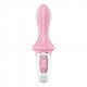 Заказать Розовый вибромассажер Air Pump Booty 5+ - 18,1 см.