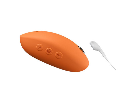 Оранжевый вибратор We-Vibe Temp для температурных игр
