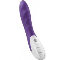 Фиолетовый вибратор Mystim Sassy Simon - 27 см.