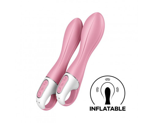Заказать Розовый вибромассажер с функцией расширения Air Pump Vibrator 2 - 20,9 см.