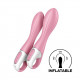 Заказать Розовый вибромассажер с функцией расширения Air Pump Vibrator 2 - 20,9 см.