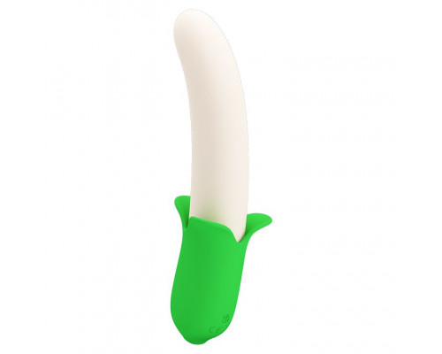 Заказать Силиконовый вибратор Banana Knight - 19,5 см.