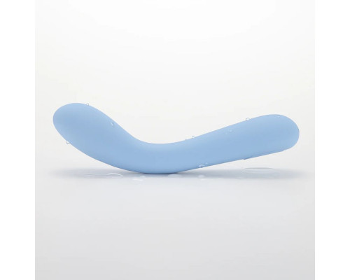 Голубой вибратор Iroha Mai Ruri - 17,4 см.