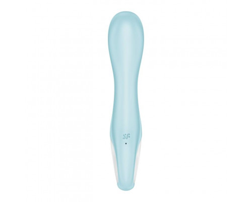 Заказать Голубой вибромассажер Air Pump Vibrator 5+ - 21 см.