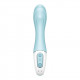 Заказать Голубой вибромассажер Air Pump Vibrator 5+ - 21 см.