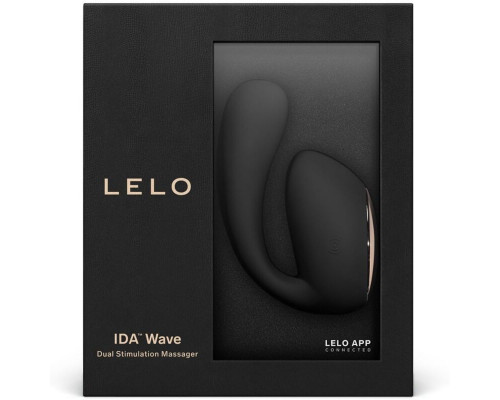 Черный вибратор с управлением через приложение Lelo Ida Wave