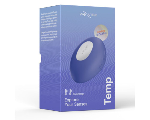 Сиреневый вибратор We-Vibe Temp для температурных игр