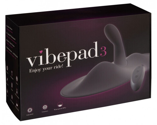 Черная виброподушка с 3 моторами Vibepad 3