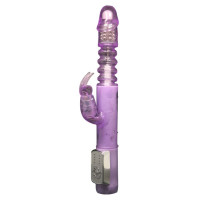 Сиреневый мультифункциональный вибратор Deluxe Dreeam Lover - 26 см.