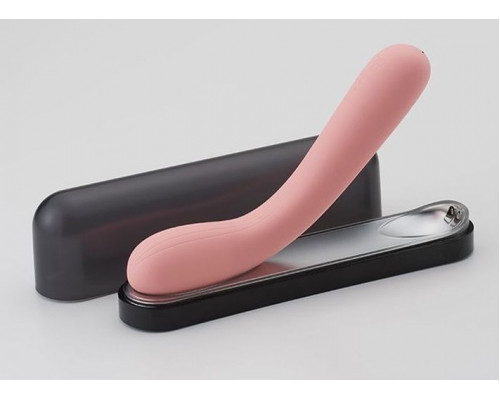 Заказать Розовый изогнутый вибратор Iroha Mai Toki - 17,4 см.