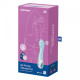 Заказать Голубой вибромассажер Air Pump Vibrator 5+ - 21 см.