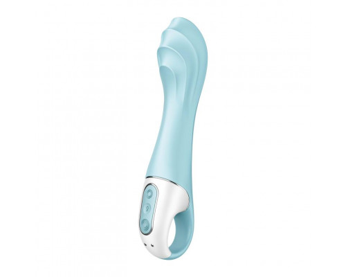 Заказать Голубой вибромассажер Air Pump Vibrator 5+ - 21 см.