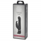 Заказать Черный хай-тек вибратор Greedy Girl Thrusting Rabbit Vibrator - 22,8 см.