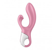 Розовый вибратор-кролик с расширением Air Pump Bunny 2 - 20,4 см.