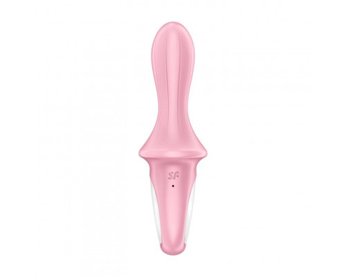 Заказать Розовый вибромассажер Air Pump Booty 5+ - 18,1 см.