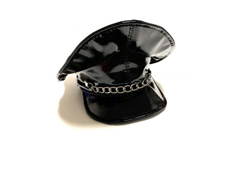 Заказать Строгая и сексуальная фуражка из эко-кожи