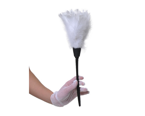 Заказать Щеточка горничной из белых перьев