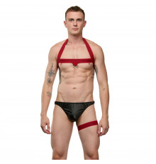 Мужской черно-красный костюм «Танцор»