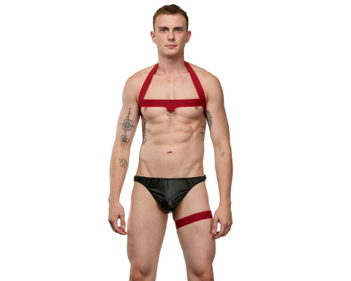 Заказать Мужской черно-красный костюм «Танцор»