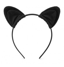 Черный ободок-ушки My rules