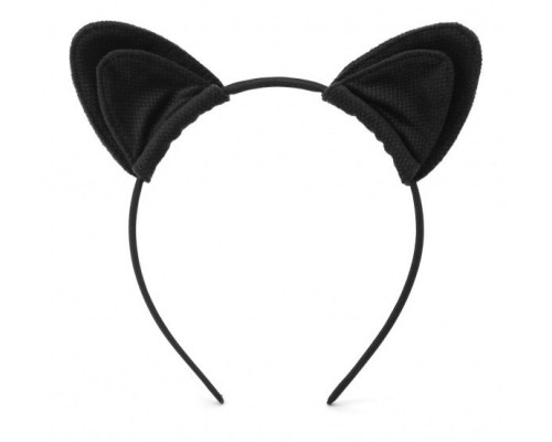 Заказать Черный ободок-ушки My rules