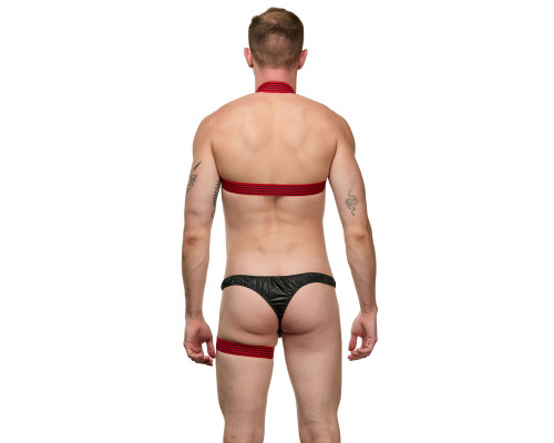 Заказать Мужской черно-красный костюм «Танцор»