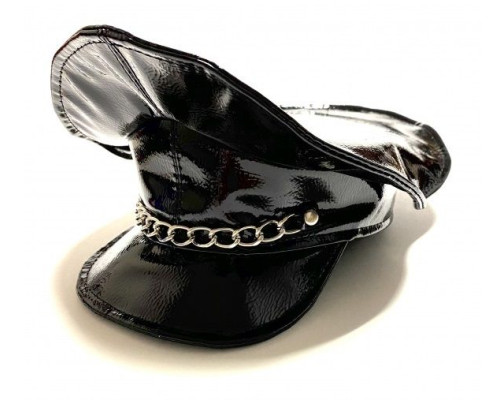 Заказать Строгая и сексуальная фуражка из эко-кожи