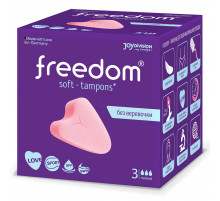 Женские гигиенические тампоны без веревочки FREEDOM normal - 3 шт.