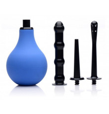 Анальный душ с 3 насадками Premium One-way Valve Anal Douche Set