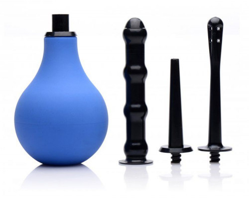 Заказать Анальный душ с 3 насадками Premium One-way Valve Anal Douche Set