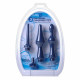 Заказать Набор из 3 универсальных насадок для анального душа Universal 3 Piece Silicone Enema Attachment Set