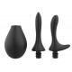 Заказать Черный анальный душ Nexus Anal Douche Set с 2 сменными насадками