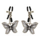 Заказать Зажимы на соски с бабочками Butterfly Nipple Clamps