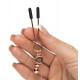 Заказать Золотистые зажимы для сосков и клитора All Sensation Nipple and Clitoral Chain