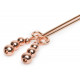Заказать Золотистые зажимы для сосков и клитора All Sensation Nipple and Clitoral Chain