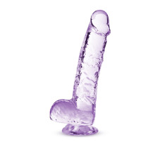 Сиреневый фаллоимитатор 6 Inch Crystalline Dildo - 15,2 см.