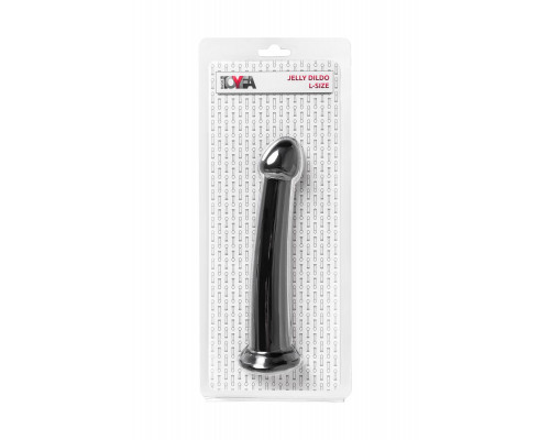 Заказать Черный нереалистичный фаллоимитатор Jelly Dildo L - 20 см.
