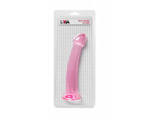 Заказать Розовый нереалистичный фаллоимитатор Jelly Dildo XL - 22 см.