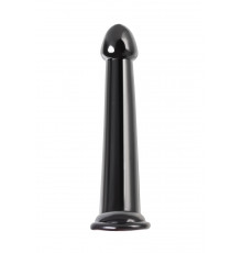 Черный нереалистичный фаллоимитатор Jelly Dildo L - 20 см.