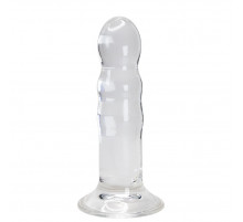 Прозрачный фаллоимитатор на присоске Gallant Jelly Dildo - 16 см.