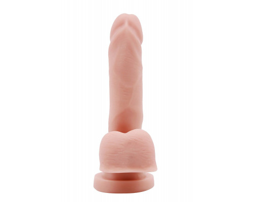 Заказать Телесный фаллоимитатор-реалистик Dual Density Dildo - 14,5 см.